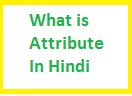 attributes in hindi