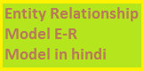 entity relationship model E-R Model in hindi