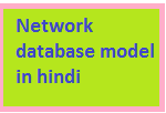 network database model in hindi