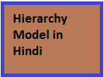 hierarchy model in hindi