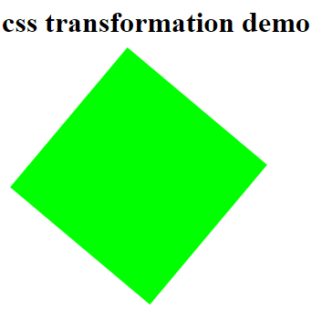 css tranform property in hindi