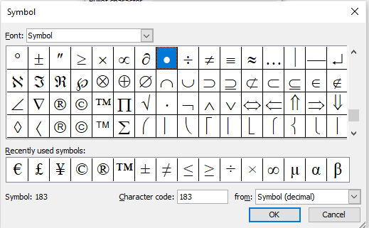  bullet and numbering in hindi