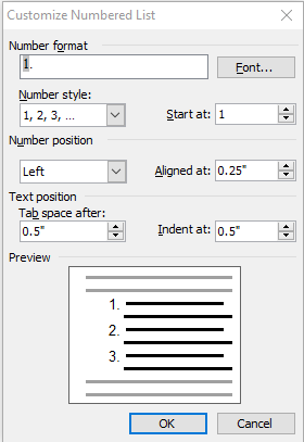  bullet and numbering in hindi