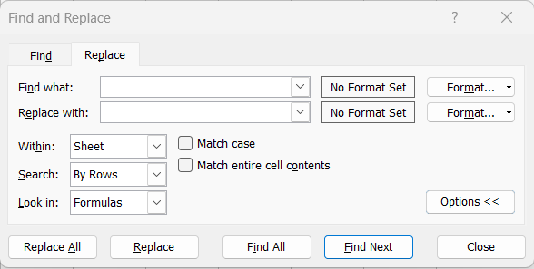 Excel Find and Replace in hindi