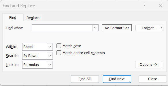 Excel Find and Replace in hindi