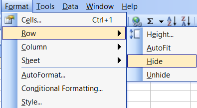 Excel Row and Column in hindi