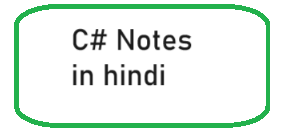 c# notes in hindi